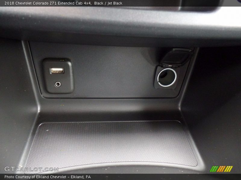 Black / Jet Black 2018 Chevrolet Colorado Z71 Extended Cab 4x4