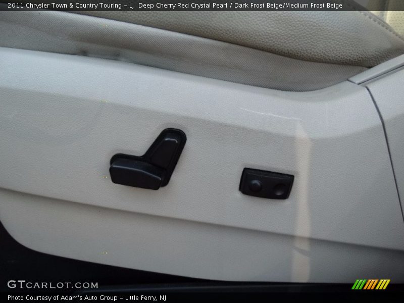 Deep Cherry Red Crystal Pearl / Dark Frost Beige/Medium Frost Beige 2011 Chrysler Town & Country Touring - L