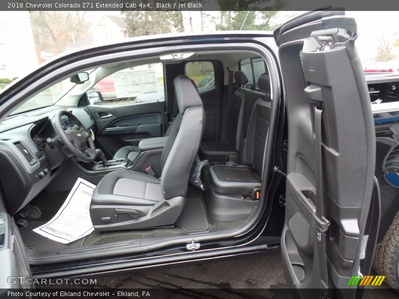 Black / Jet Black 2018 Chevrolet Colorado Z71 Extended Cab 4x4