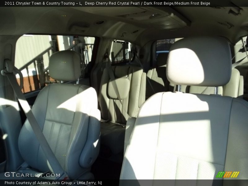 Deep Cherry Red Crystal Pearl / Dark Frost Beige/Medium Frost Beige 2011 Chrysler Town & Country Touring - L