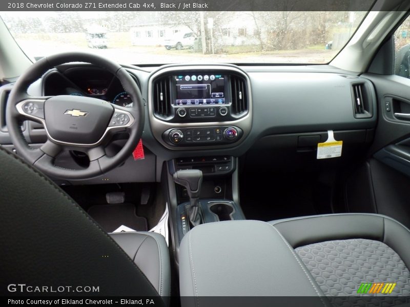 Black / Jet Black 2018 Chevrolet Colorado Z71 Extended Cab 4x4