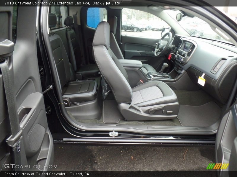 Black / Jet Black 2018 Chevrolet Colorado Z71 Extended Cab 4x4
