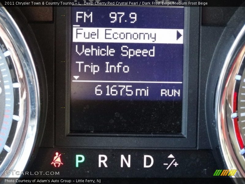Deep Cherry Red Crystal Pearl / Dark Frost Beige/Medium Frost Beige 2011 Chrysler Town & Country Touring - L