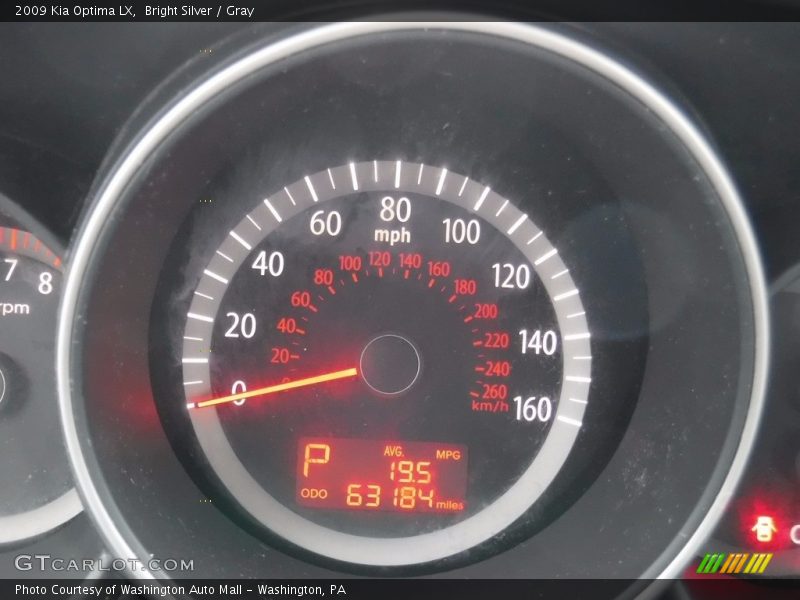 Bright Silver / Gray 2009 Kia Optima LX