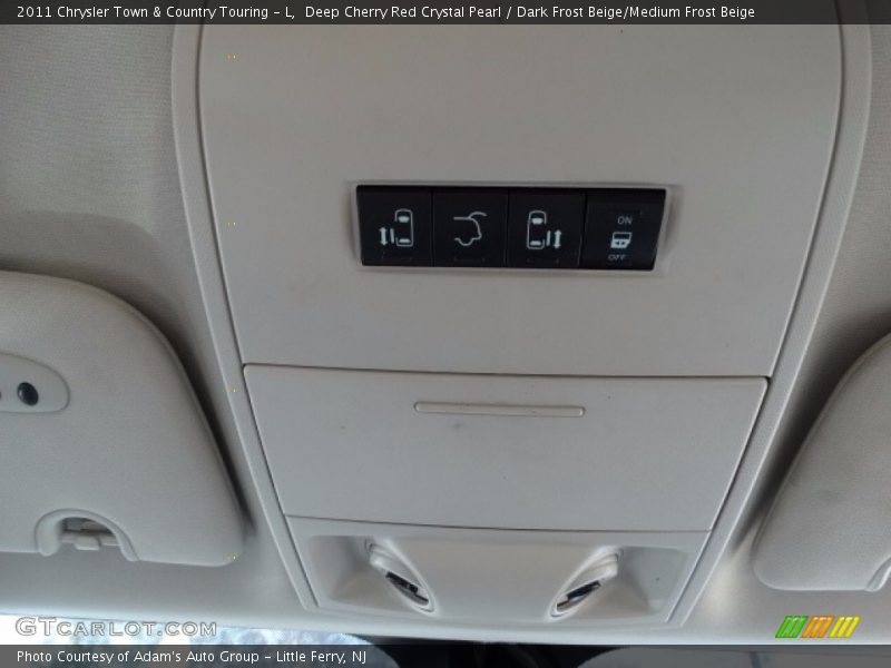 Deep Cherry Red Crystal Pearl / Dark Frost Beige/Medium Frost Beige 2011 Chrysler Town & Country Touring - L