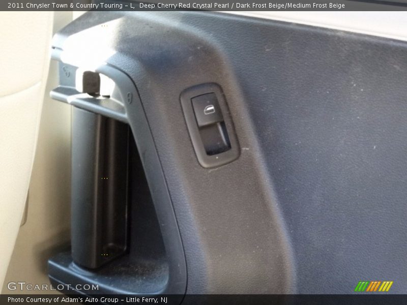 Deep Cherry Red Crystal Pearl / Dark Frost Beige/Medium Frost Beige 2011 Chrysler Town & Country Touring - L