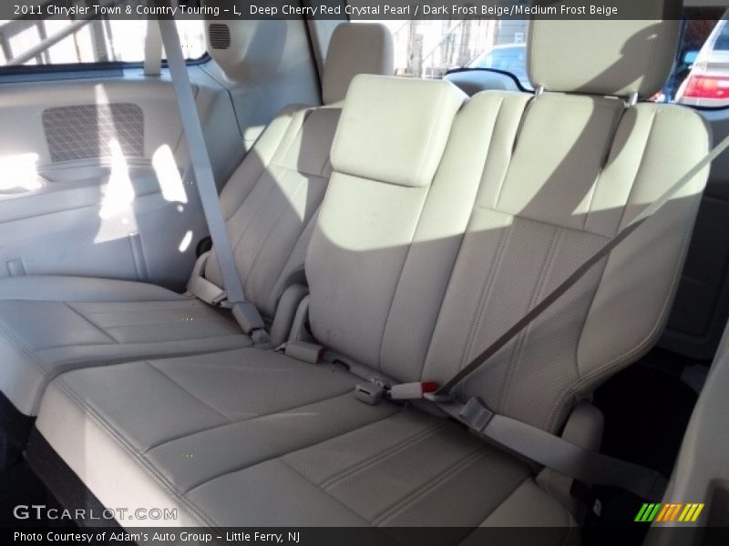 Deep Cherry Red Crystal Pearl / Dark Frost Beige/Medium Frost Beige 2011 Chrysler Town & Country Touring - L
