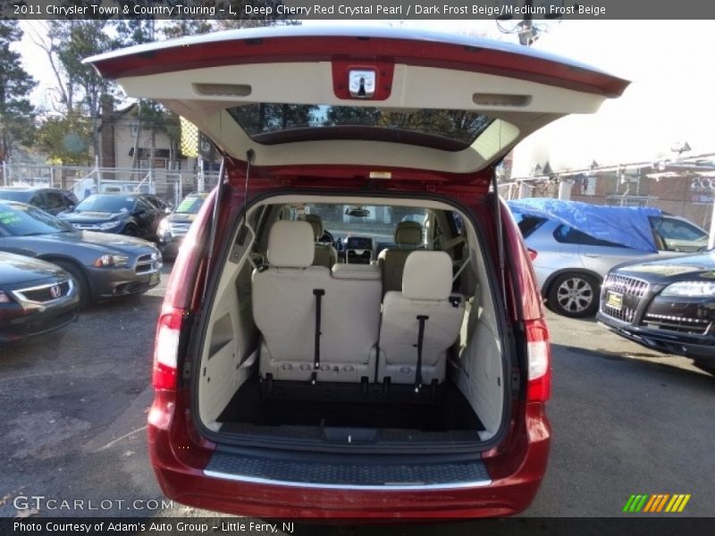 Deep Cherry Red Crystal Pearl / Dark Frost Beige/Medium Frost Beige 2011 Chrysler Town & Country Touring - L