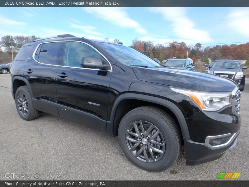 Ebony Twilight Metallic / Jet Black 2018 GMC Acadia SLT AWD