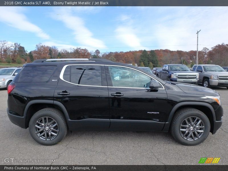 Ebony Twilight Metallic / Jet Black 2018 GMC Acadia SLT AWD