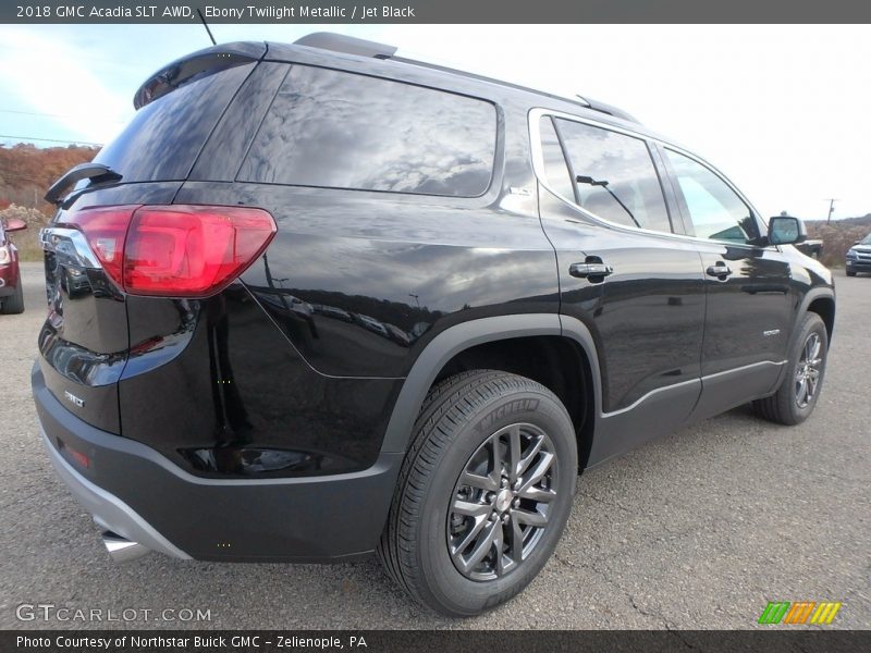 Ebony Twilight Metallic / Jet Black 2018 GMC Acadia SLT AWD