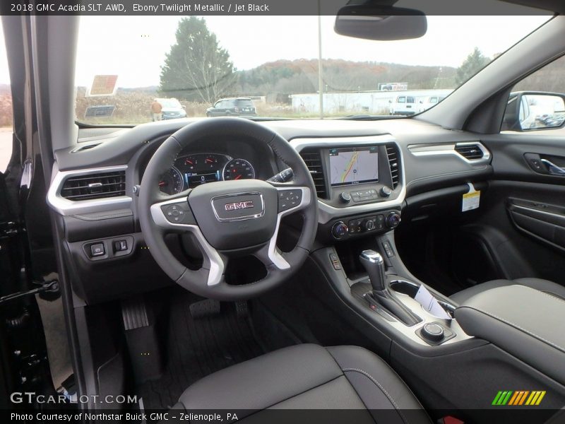 Ebony Twilight Metallic / Jet Black 2018 GMC Acadia SLT AWD