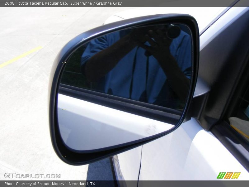 Super White / Graphite Gray 2008 Toyota Tacoma Regular Cab