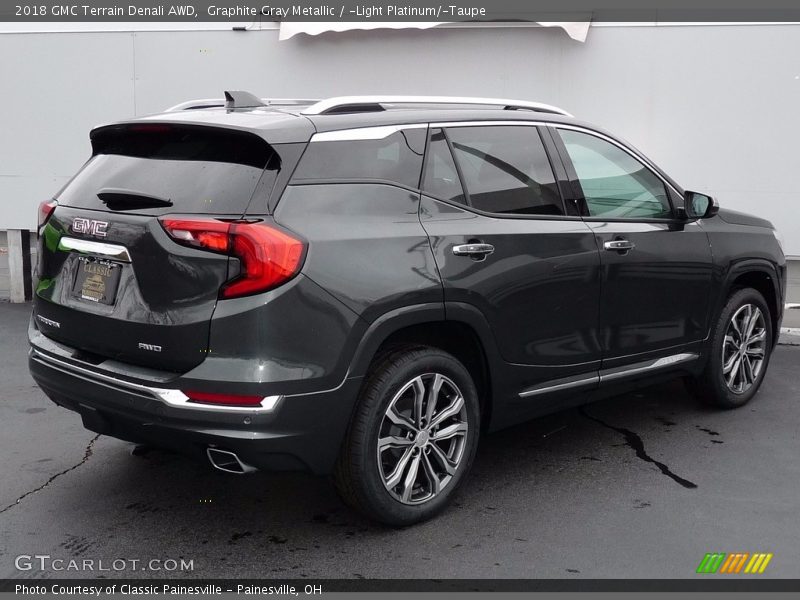 Graphite Gray Metallic / ­Light Platinum/­Taupe 2018 GMC Terrain Denali AWD