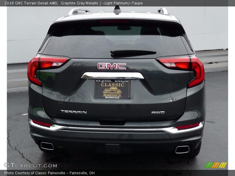 Graphite Gray Metallic / ­Light Platinum/­Taupe 2018 GMC Terrain Denali AWD