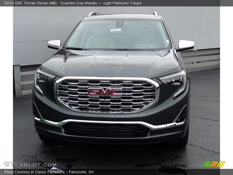 Graphite Gray Metallic / ­Light Platinum/­Taupe 2018 GMC Terrain Denali AWD