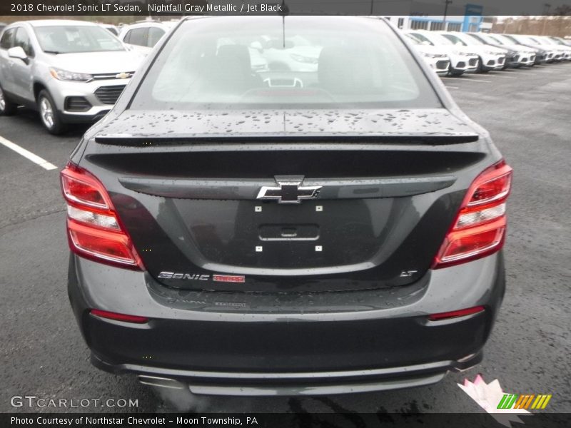 Nightfall Gray Metallic / Jet Black 2018 Chevrolet Sonic LT Sedan