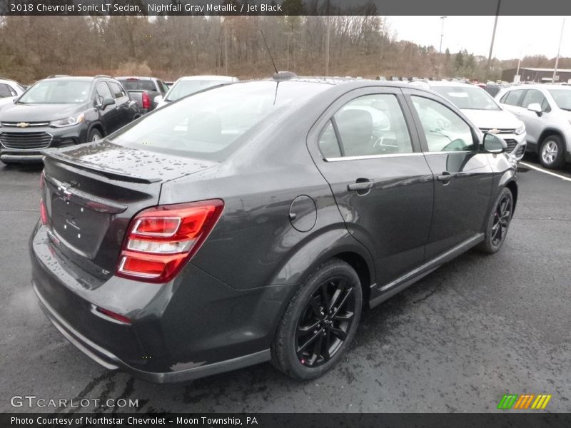 Nightfall Gray Metallic / Jet Black 2018 Chevrolet Sonic LT Sedan