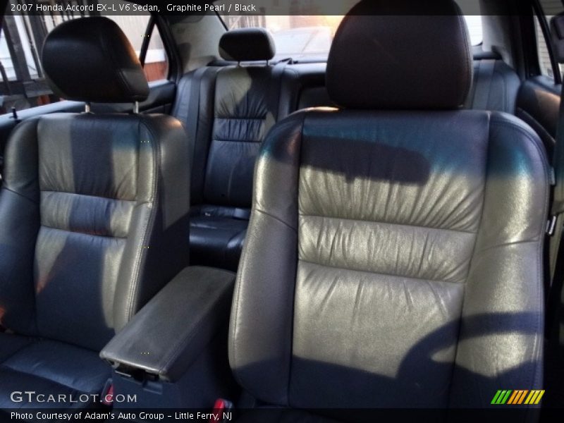 Graphite Pearl / Black 2007 Honda Accord EX-L V6 Sedan