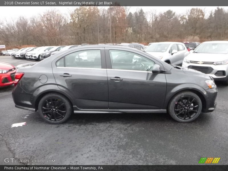 Nightfall Gray Metallic / Jet Black 2018 Chevrolet Sonic LT Sedan