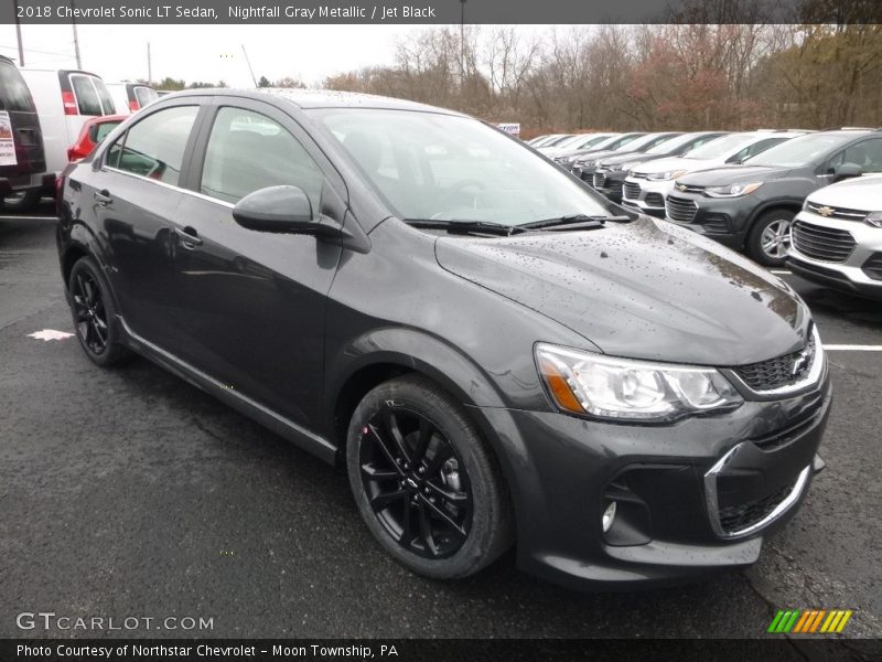 Nightfall Gray Metallic / Jet Black 2018 Chevrolet Sonic LT Sedan