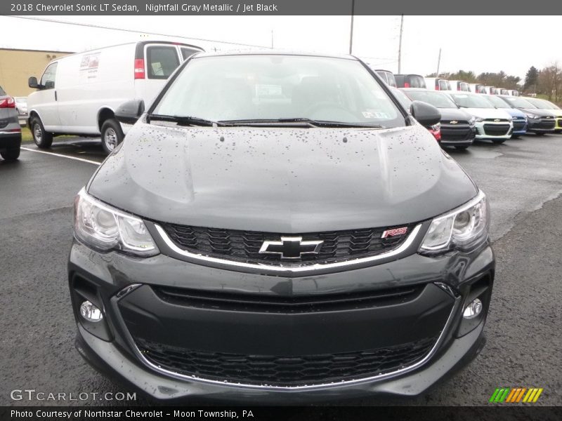 Nightfall Gray Metallic / Jet Black 2018 Chevrolet Sonic LT Sedan