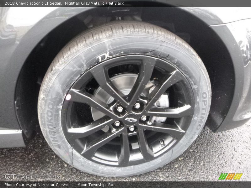 Nightfall Gray Metallic / Jet Black 2018 Chevrolet Sonic LT Sedan