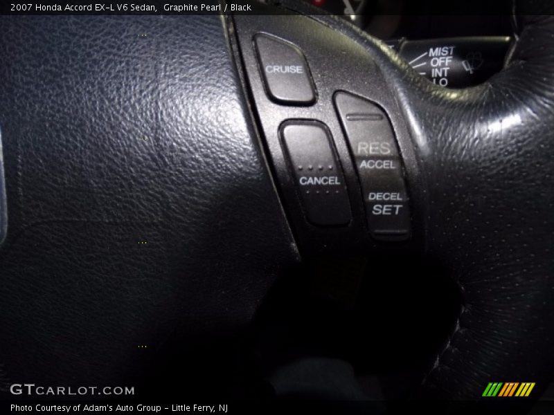 Graphite Pearl / Black 2007 Honda Accord EX-L V6 Sedan