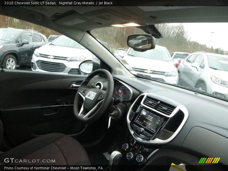 Nightfall Gray Metallic / Jet Black 2018 Chevrolet Sonic LT Sedan