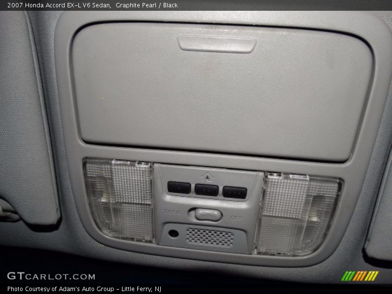 Graphite Pearl / Black 2007 Honda Accord EX-L V6 Sedan