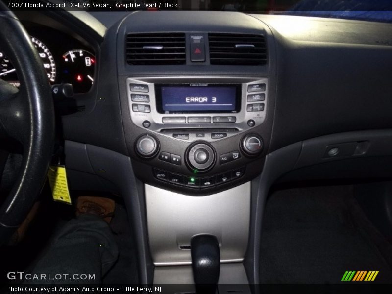 Graphite Pearl / Black 2007 Honda Accord EX-L V6 Sedan