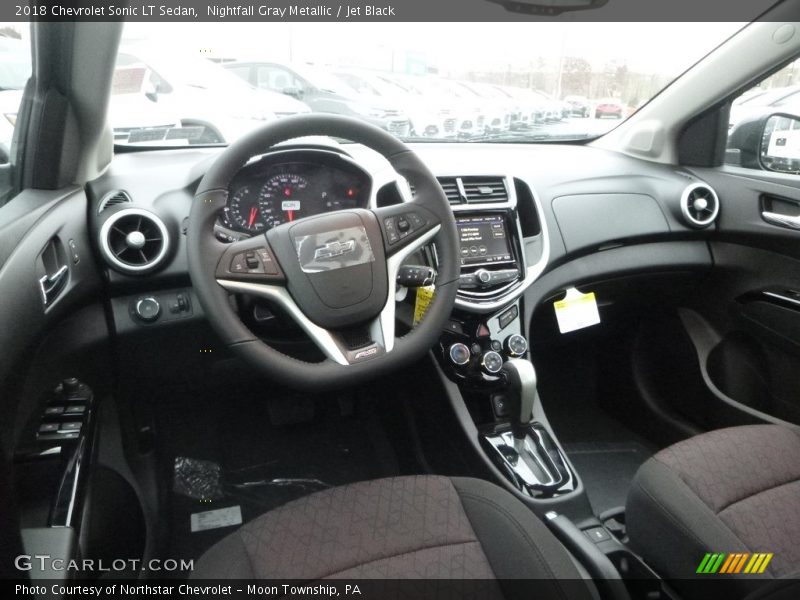 Nightfall Gray Metallic / Jet Black 2018 Chevrolet Sonic LT Sedan