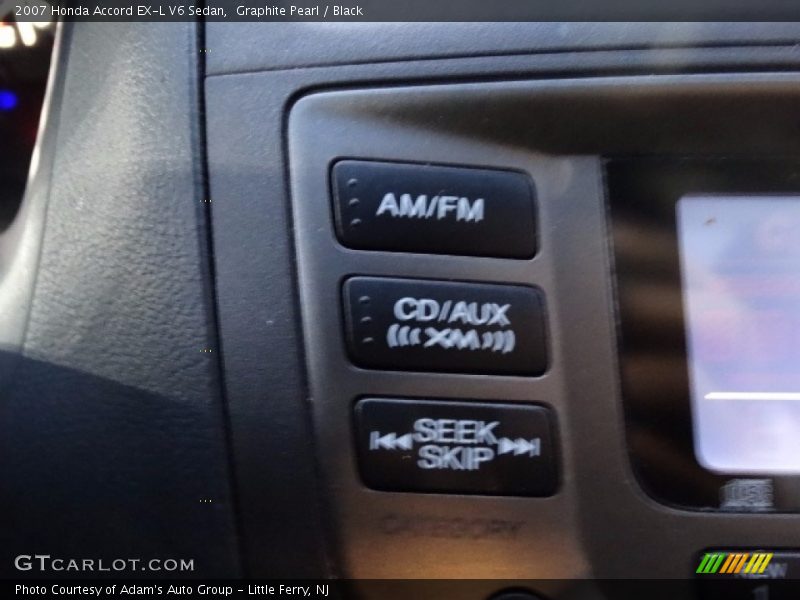 Graphite Pearl / Black 2007 Honda Accord EX-L V6 Sedan