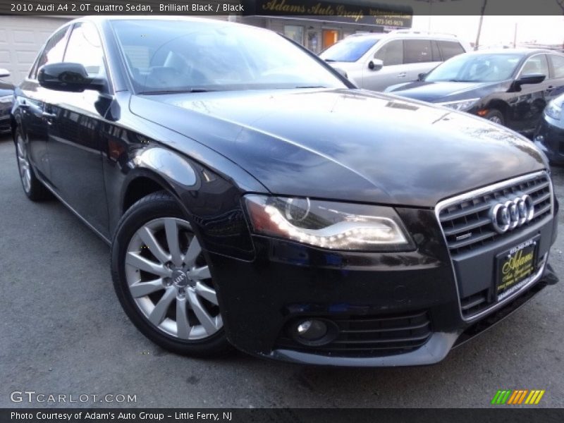 Brilliant Black / Black 2010 Audi A4 2.0T quattro Sedan