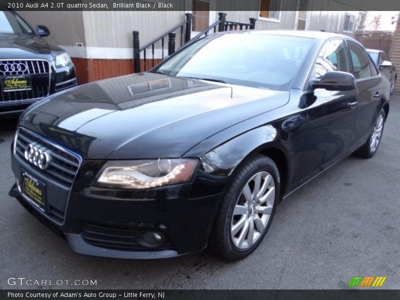 Brilliant Black / Black 2010 Audi A4 2.0T quattro Sedan