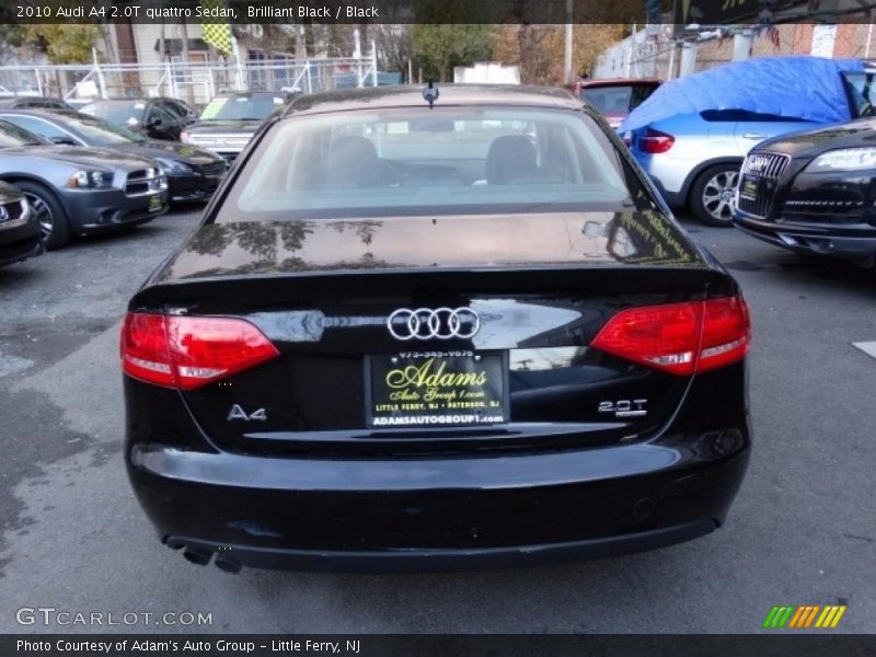 Brilliant Black / Black 2010 Audi A4 2.0T quattro Sedan