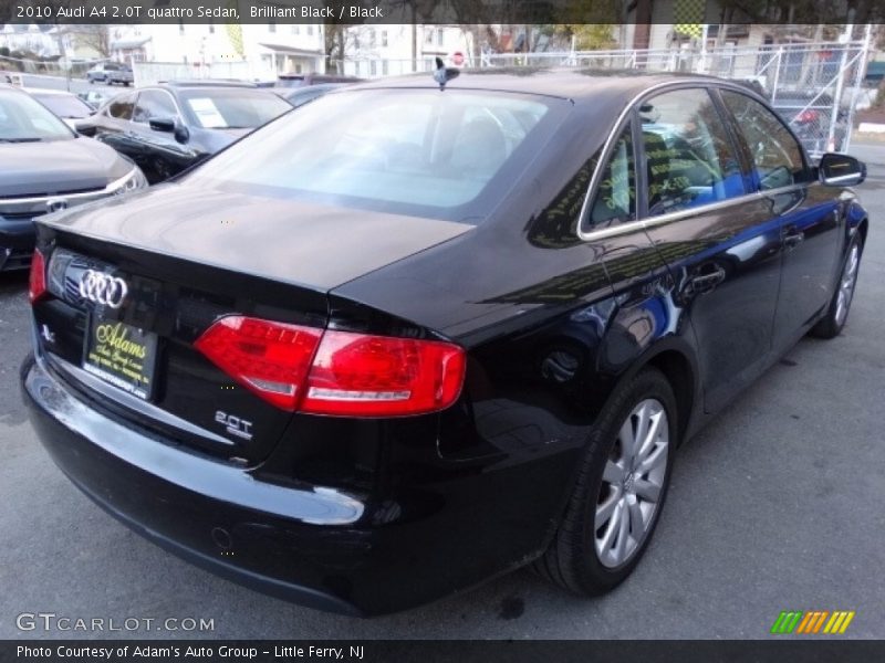 Brilliant Black / Black 2010 Audi A4 2.0T quattro Sedan