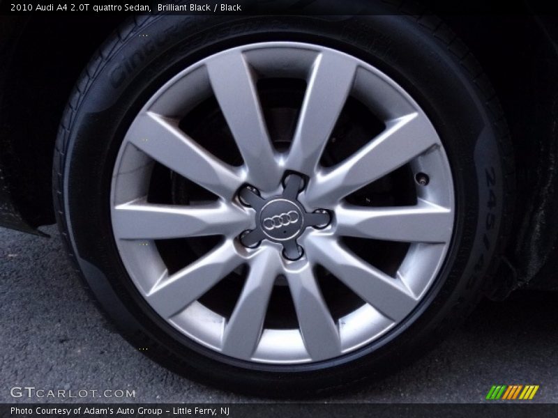 Brilliant Black / Black 2010 Audi A4 2.0T quattro Sedan