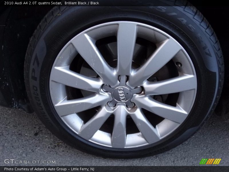 Brilliant Black / Black 2010 Audi A4 2.0T quattro Sedan