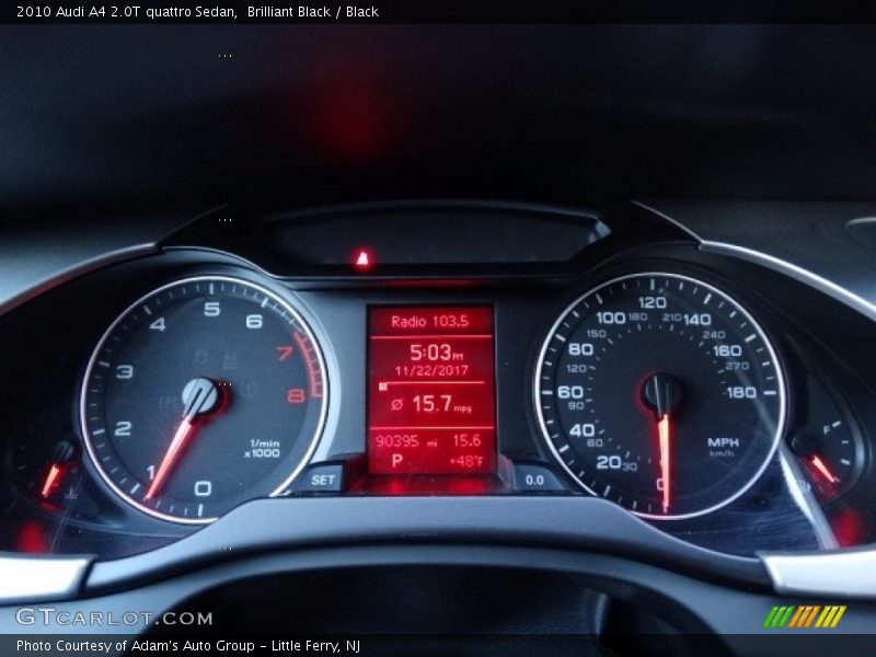 Brilliant Black / Black 2010 Audi A4 2.0T quattro Sedan
