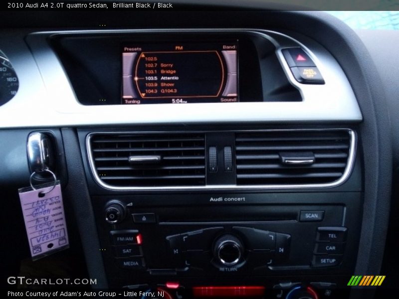 Brilliant Black / Black 2010 Audi A4 2.0T quattro Sedan