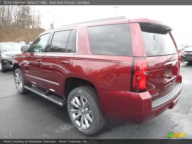 Siren Red Tintcoat / Jet Black 2018 Chevrolet Tahoe LT 4WD