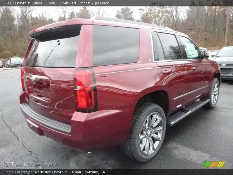 Siren Red Tintcoat / Jet Black 2018 Chevrolet Tahoe LT 4WD