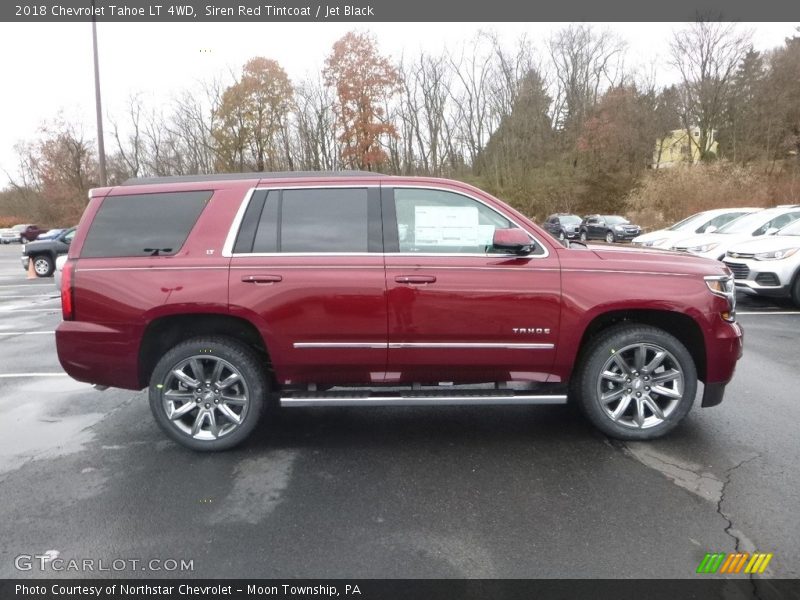 Siren Red Tintcoat / Jet Black 2018 Chevrolet Tahoe LT 4WD