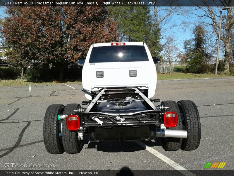 Bright White / Black/Diesel Gray 2018 Ram 4500 Tradesman Regular Cab 4x4 Chassis