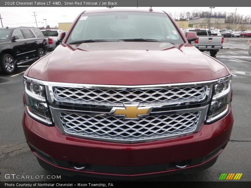 Siren Red Tintcoat / Jet Black 2018 Chevrolet Tahoe LT 4WD