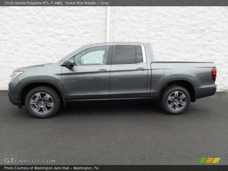  2018 Ridgeline RTL-T AWD Forest Mist Metallic