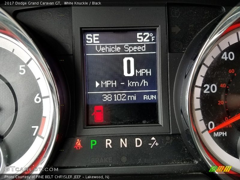 White Knuckle / Black 2017 Dodge Grand Caravan GT