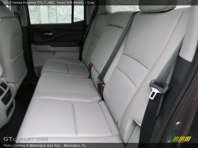 Forest Mist Metallic / Gray 2018 Honda Ridgeline RTL-T AWD
