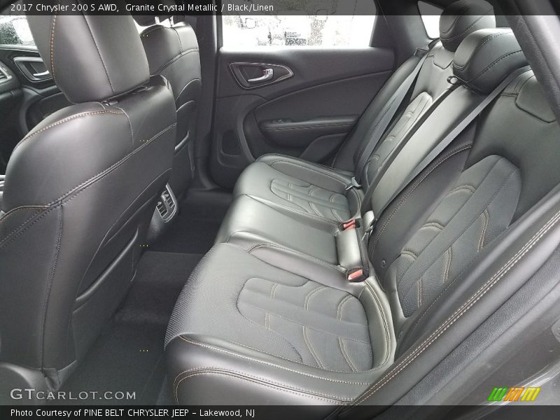 Granite Crystal Metallic / Black/Linen 2017 Chrysler 200 S AWD